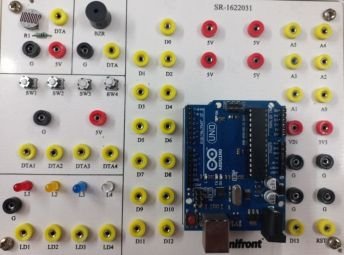 Arduino Uno Board Used for Arduino programming, LED control, sensor interfacing and Bluetooth-based automation experiments.